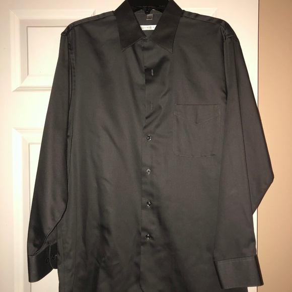 Geoffrey Beene Grey dress shirt 15.5  32/33 - Picture 1 of 2
